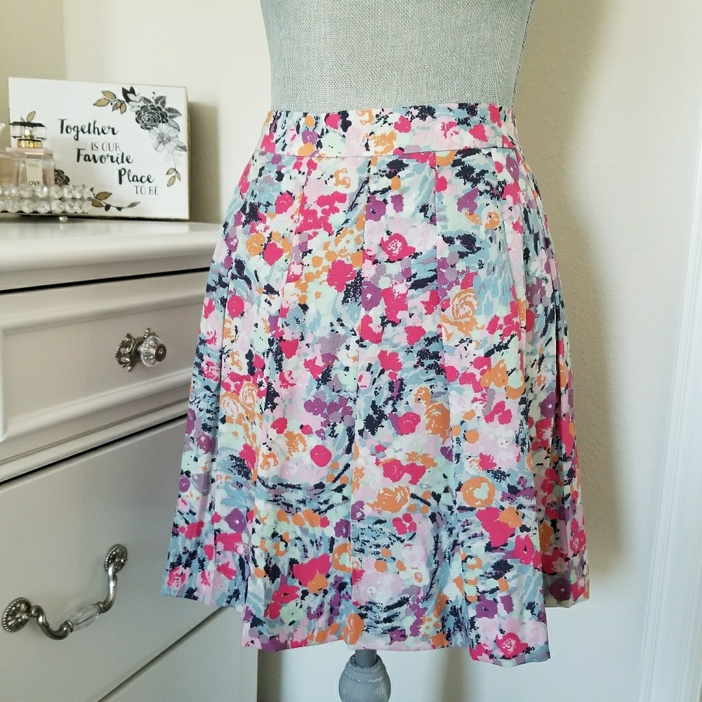J. CREW FLORAL SKIRT